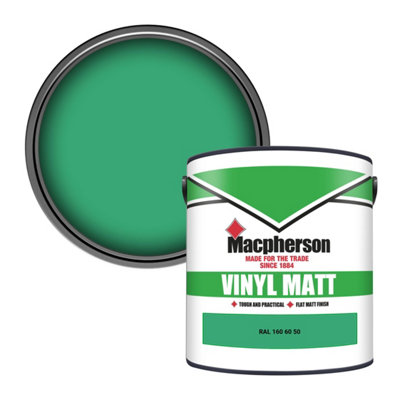 Macpherson Trade Walls & Ceilings Vinyl Matt Emulsion Paint Ral 160 60 50 (160 60 50) 2.5L from B&Q