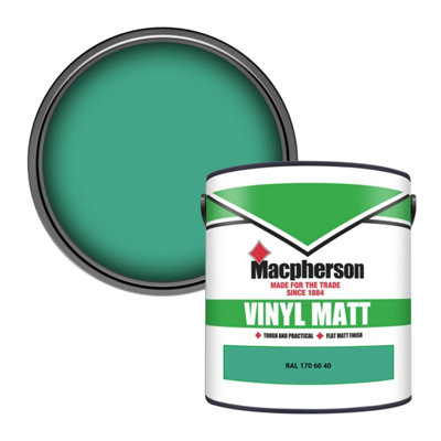 Macpherson Trade Walls & Ceilings Vinyl Matt Emulsion Paint Ral 170 60 40 (170 60 40) 2.5L from B&Q