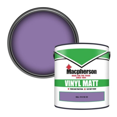 Macpherson Trade Walls & Ceilings Vinyl Matt Emulsion Paint Ral 310 50 35 (310 50 35) 2.5L from B&Q