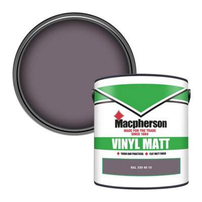Macpherson Trade Walls & Ceilings Vinyl Matt Emulsion Paint Ral 330 40 10 (330 40 10) 2.5L from B&Q