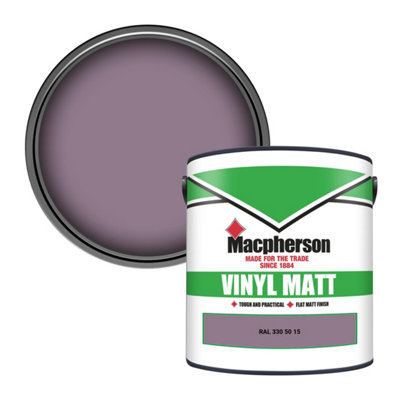 Macpherson Trade Walls & Ceilings Vinyl Matt Emulsion Paint Ral 330 50 15 (330 50 15) 2.5L from B&Q
