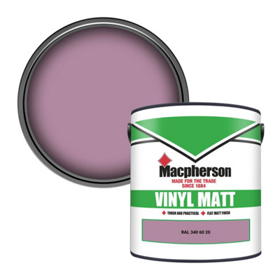Macpherson Trade Walls & Ceilings Vinyl Matt Emulsion Paint Ral 340 60 20 (340 60 20) 2.5L from B&Q