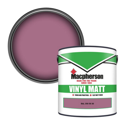 Macpherson Trade Walls & Ceilings Vinyl Matt Emulsion Paint Ral 350 50 30 (350 50 30) 2.5L from B&Q
