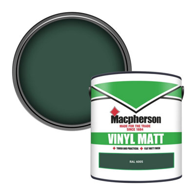 Macpherson Trade Walls & Ceilings Vinyl Matt Emulsion Paint Ral 6005 (6005) 2.5L from B&Q