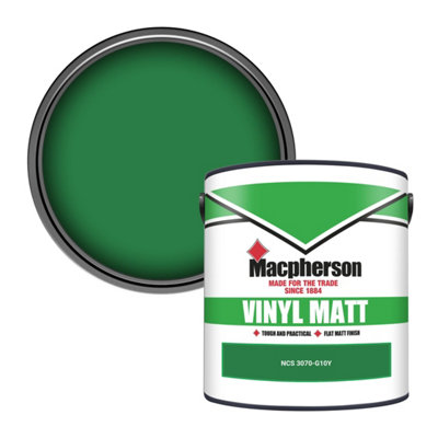 Macpherson Trade Walls & Ceilings Vinyl Matt Emulsion Paint Ncs 3070-G10Y (3070-G10Y) 2.5L from B&Q