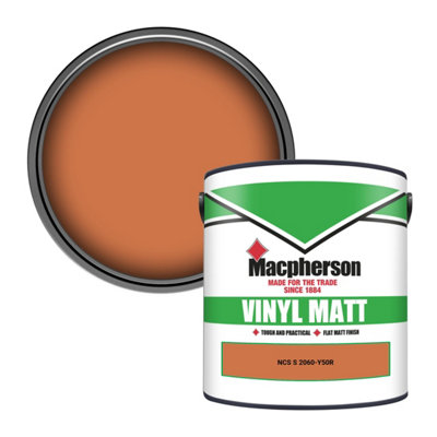 Macpherson Trade Walls & Ceilings Vinyl Matt Emulsion Paint Ncs S 2060-Y50R (2060-Y50R) 2.5L from B&Q