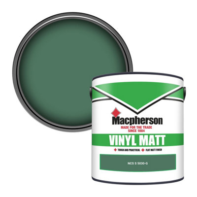 Macpherson Trade Walls & Ceilings Vinyl Matt Emulsion Paint Ncs S 5030-G (5030-G) 2.5L from B&Q