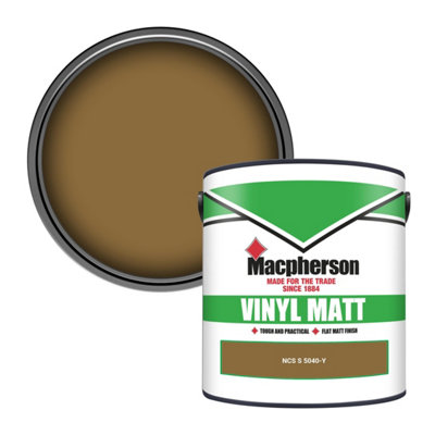 Macpherson Trade Walls & Ceilings Vinyl Matt Emulsion Paint Ncs S 5040-Y (5040-Y) 2.5L from B&Q
