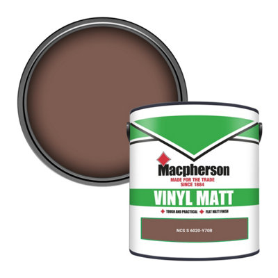 Macpherson Trade Walls & Ceilings Vinyl Matt Emulsion Paint Ncs S 6020-Y70R (6020-Y70R) 2.5L from B&Q
