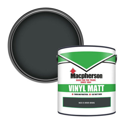 Macpherson Trade Walls & Ceilings Vinyl Matt Emulsion Paint Ncs S 8505-B50G (8505-B50G) 2.5L from B&Q