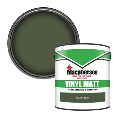 Macpherson Trade Walls & Ceilings Vinyl Matt Emulsion Paint Ral 120 30 20 (120 30 20) 2.5L from B&Q