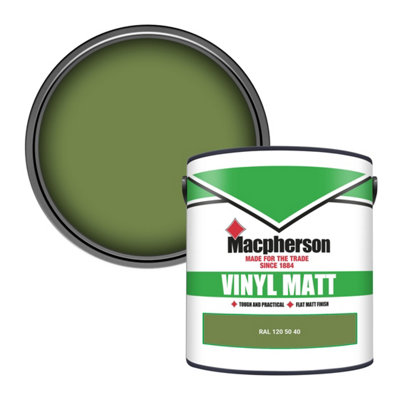 Macpherson Trade Walls & Ceilings Vinyl Matt Emulsion Paint Ral 120 50 40 (120 50 40) 2.5L from B&Q