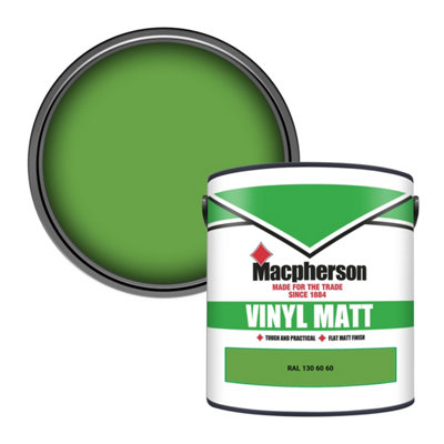 Macpherson Trade Walls & Ceilings Vinyl Matt Emulsion Paint Ral 130 60 60 (130 60 60) 2.5L from B&Q