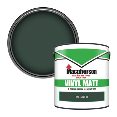 Macpherson Trade Walls & Ceilings Vinyl Matt Emulsion Paint Ral 160 20 20 (160 20 20) 2.5L from B&Q