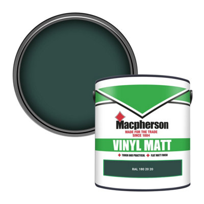 Macpherson Trade Walls & Ceilings Vinyl Matt Emulsion Paint Ral 180 20 20 (180 20 20) 2.5L from B&Q