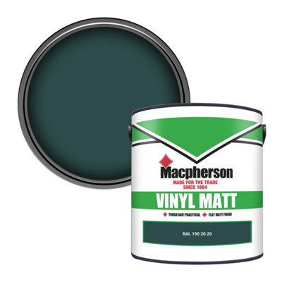 Macpherson Trade Walls & Ceilings Vinyl Matt Emulsion Paint Ral 190 20 20 (190 20 20) 2.5L from B&Q