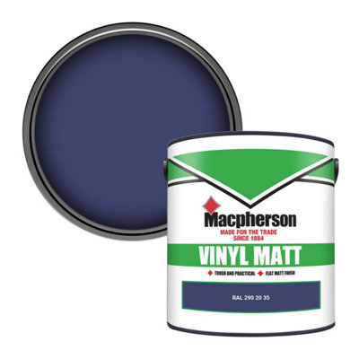 Macpherson Trade Walls & Ceilings Vinyl Matt Emulsion Paint Ral 290 20 35 (290 20 35) 2.5L from B&Q
