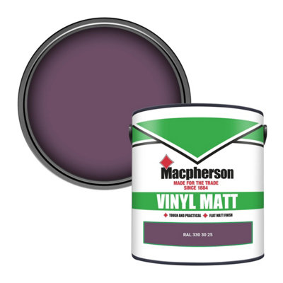 Macpherson Trade Walls & Ceilings Vinyl Matt Emulsion Paint Ral 330 30 25 (330 30 25) 2.5L from B&Q