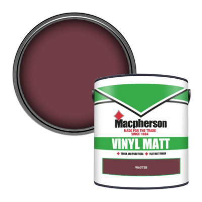 B&Q -  Trade Walls & Ceilings Vinyl Matt Emulsion Paint (W6073B) 2.5L