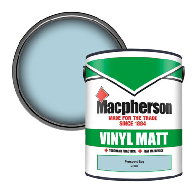 B&Q -  Trade Walls & Ceilings Vinyl Matt Emulsion Paint Prospect Bay (M1591F) 5L