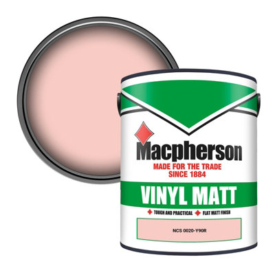 Macpherson Trade Walls & Ceilings Vinyl Matt Emulsion Paint Ncs 0020-Y90R (0020-Y90R) 5L from B&Q