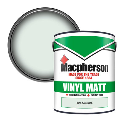 Macpherson Trade Walls & Ceilings Vinyl Matt Emulsion Paint Ncs 0405-B93G (0405-B93G) 5L from B&Q