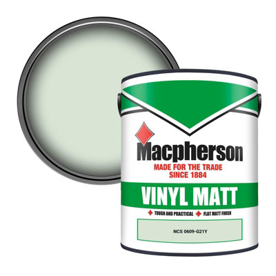 Macpherson Trade Walls & Ceilings Vinyl Matt Emulsion Paint Ncs 0609-G21Y (0609-G21Y) 5L from B&Q