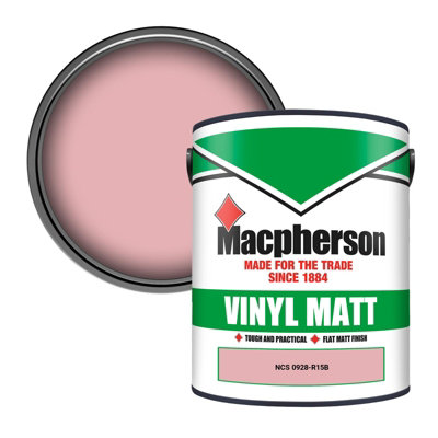 Macpherson Trade Walls & Ceilings Vinyl Matt Emulsion Paint Ncs 0928-R15B (0928-R15B) 5L from B&Q