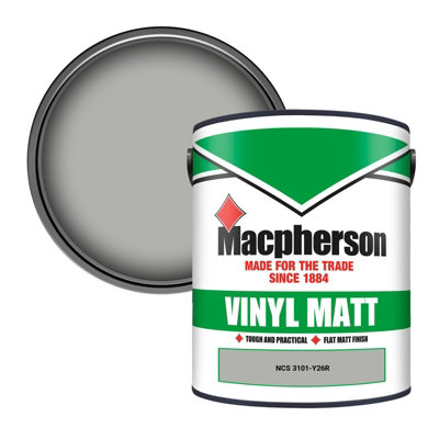 B&Q -  Trade Walls & Ceilings Vinyl Matt Emulsion Paint Ncs 3101-Y26R (3101-Y26R) 5L