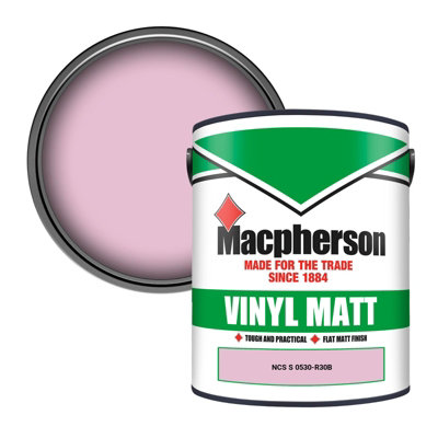 Macpherson Trade Walls & Ceilings Vinyl Matt Emulsion Paint Ncs S 0530-R30B (0530-R30B) 5L from B&Q