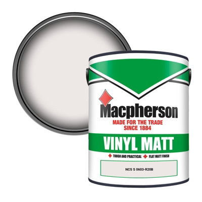 Macpherson Trade Walls & Ceilings Vinyl Matt Emulsion Paint Ncs S 0603-R20B (0603-R20B) 5L from B&Q