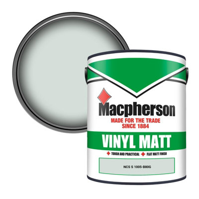 Macpherson Trade Walls & Ceilings Vinyl Matt Emulsion Paint Ncs S 1005-B80G (1005-B80G) 5L from B&Q
