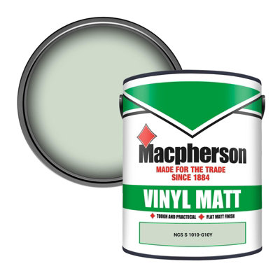 Macpherson Trade Walls & Ceilings Vinyl Matt Emulsion Paint Ncs S 1010-G10Y (1010-G10Y) 5L from B&Q