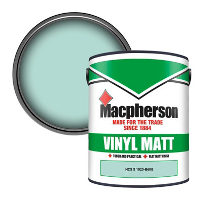 Macpherson Trade Walls & Ceilings Vinyl Matt Emulsion Paint Ncs S 1020-B60G (1020-B60G) 5L from B&Q