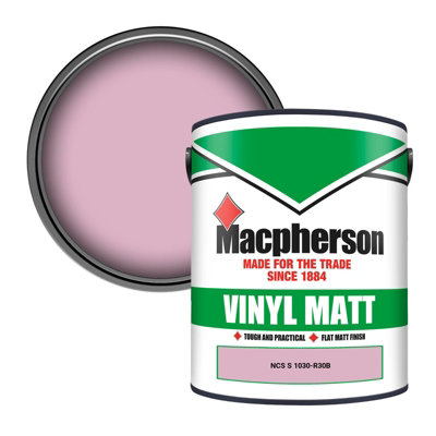 Macpherson Trade Walls & Ceilings Vinyl Matt Emulsion Paint Ncs S 1030-R30B (1030-R30B) 5L from B&Q