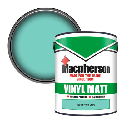 Macpherson Trade Walls & Ceilings Vinyl Matt Emulsion Paint Ncs S 1040-B60G (1040-B60G) 5L from B&Q
