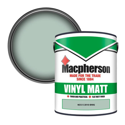 Macpherson Trade Walls & Ceilings Vinyl Matt Emulsion Paint Ncs S 2010-B90G (2010-B90G) 5L from B&Q