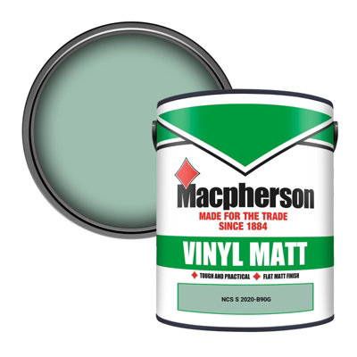 Macpherson Trade Walls & Ceilings Vinyl Matt Emulsion Paint Ncs S 2020-B90G (2020-B90G) 5L from B&Q