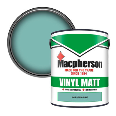 Macpherson Trade Walls & Ceilings Vinyl Matt Emulsion Paint Ncs S 2030-B50G (2030-B50G) 5L from B&Q