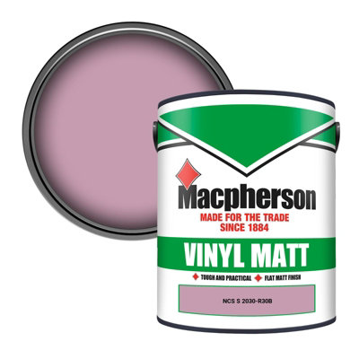 Macpherson Trade Walls & Ceilings Vinyl Matt Emulsion Paint Ncs S 2030-R30B (2030-R30B) 5L from B&Q
