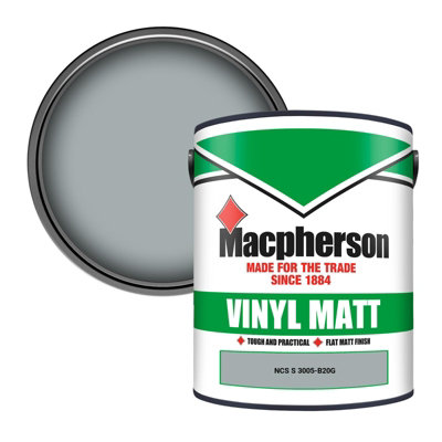 Macpherson Trade Walls & Ceilings Vinyl Matt Emulsion Paint Ncs S 3005-B20G (3005-B20G) 5L from B&Q