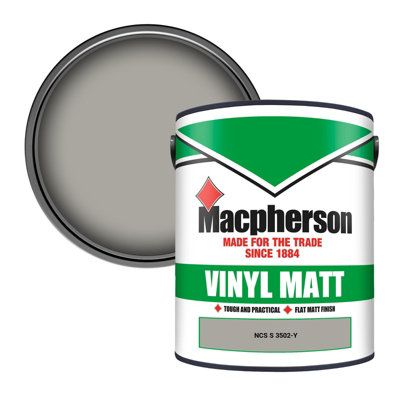Macpherson Trade Walls & Ceilings Vinyl Matt Emulsion Paint Ncs S 3502-Y (3502-Y) 5L from B&Q