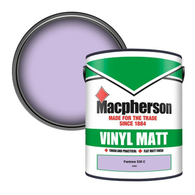 B&Q -  Trade Walls & Ceilings Vinyl Matt Emulsion Paint Pantone 530 C (530C) 5L