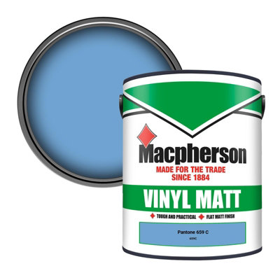B&Q -  Trade Walls & Ceilings Vinyl Matt Emulsion Paint Pantone 659 C (659C) 5L