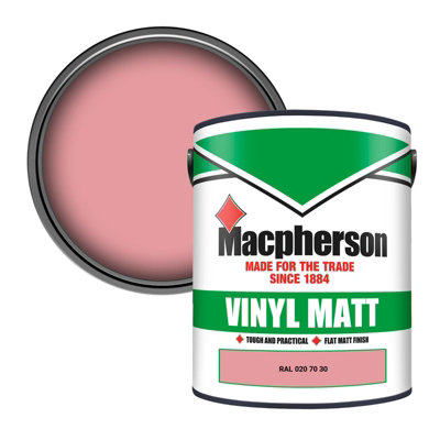 Macpherson Trade Walls & Ceilings Vinyl Matt Emulsion Paint Ral 020 70 30 (020 70 30) 5L from B&Q