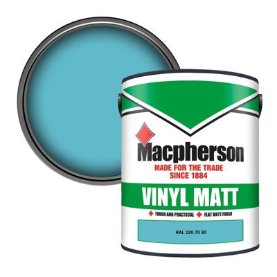 Macpherson Trade Walls & Ceilings Vinyl Matt Emulsion Paint Ral 220 70 30 (220 70 30) 5L from B&Q