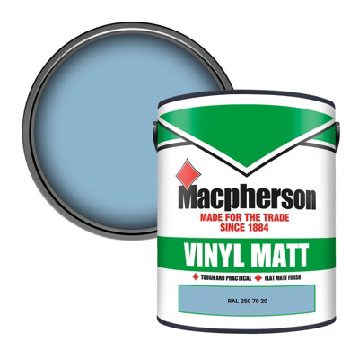 Macpherson Trade Walls & Ceilings Vinyl Matt Emulsion Paint Ral 250 70 20 (250 70 20) 5L from B&Q