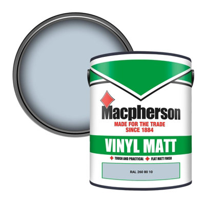 Macpherson Trade Walls & Ceilings Vinyl Matt Emulsion Paint Ral 260 80 10 (260 80 10) 5L from B&Q