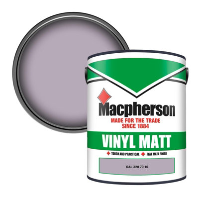 Macpherson Trade Walls & Ceilings Vinyl Matt Emulsion Paint Ral 320 70 10 (320 70 10) 5L from B&Q
