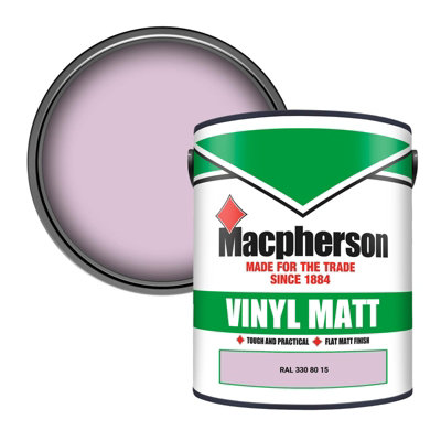 Macpherson Trade Walls & Ceilings Vinyl Matt Emulsion Paint Ral 330 80 15 (330 80 15) 5L from B&Q